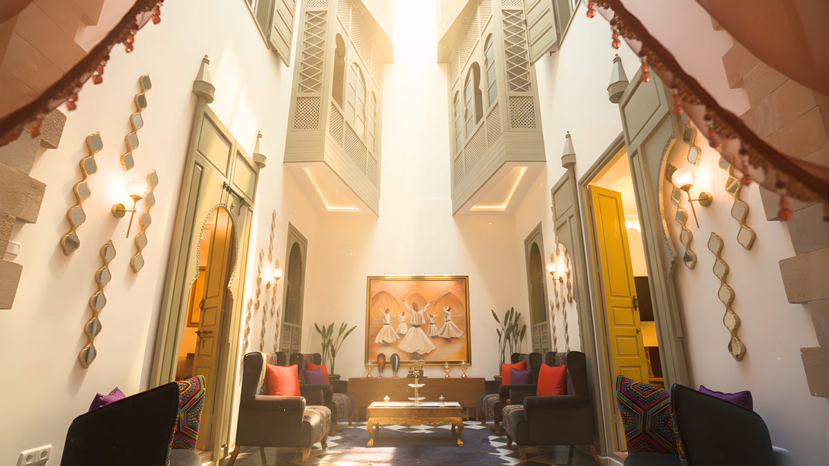 Light-filled courtyard